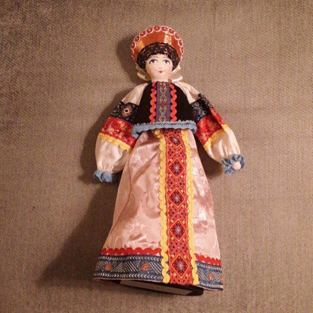 Authentic Vintage Cloth Russian Doll